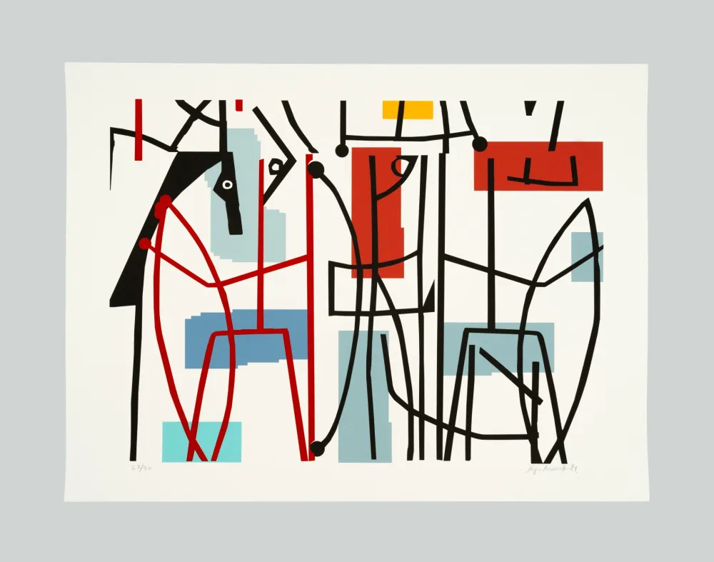 Сериграфия Fermariello - Senza titolo