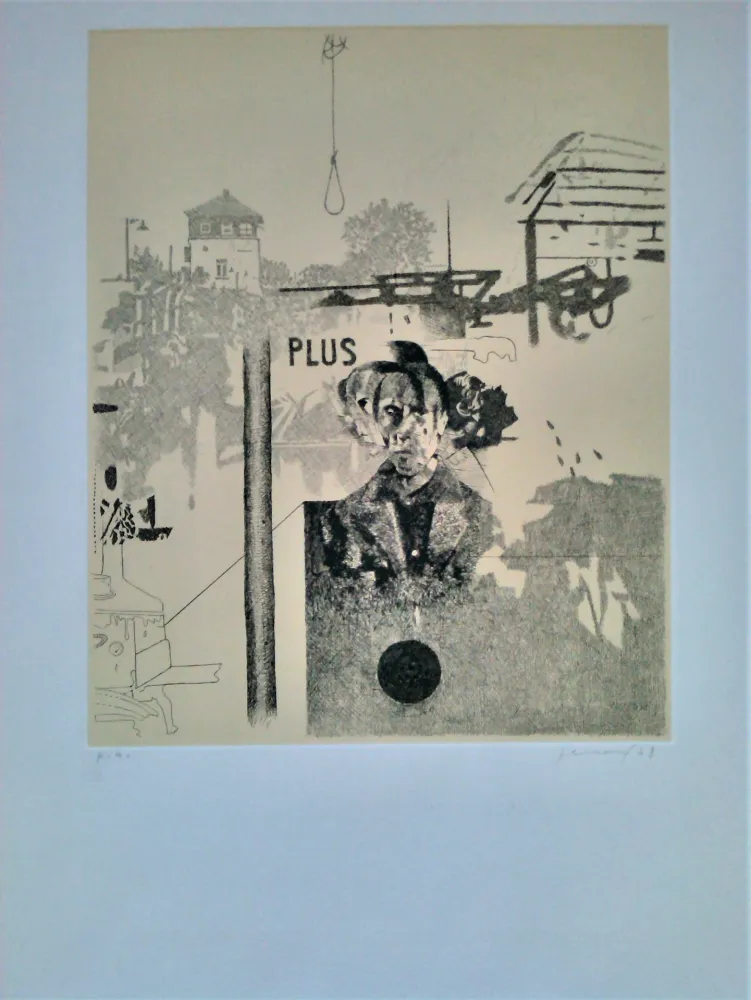 Офорт Ferroni - Autobiografia n.. 3