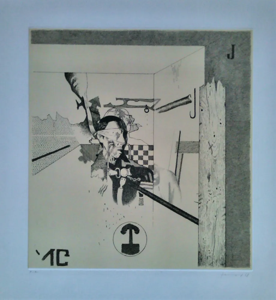 Офорт Ferroni - Autobiografia n.2