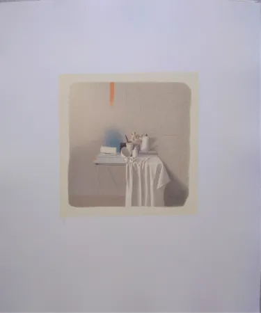 Литография Ferroni - Diversi oggetti e panneggio