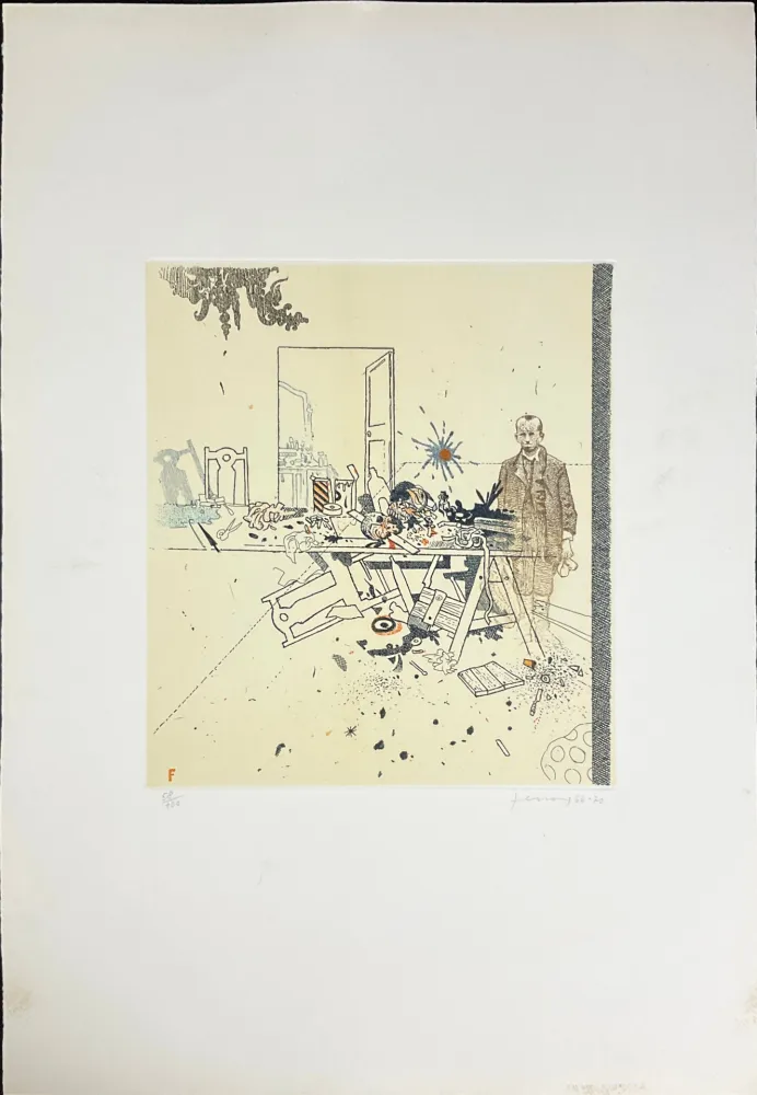 Офорт Ferroni - La stanza ritrovata II