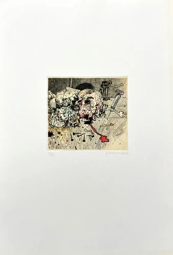 Офорт Ferroni - Olocausto