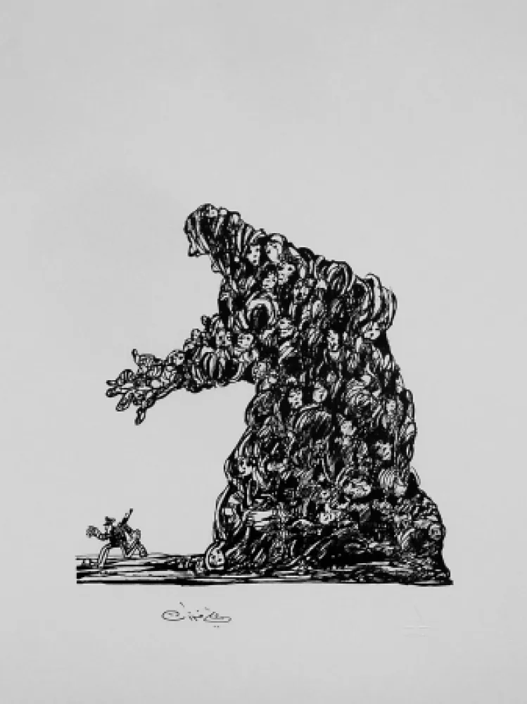 Литография Ferzat - Lithographie originale / Original lithograph