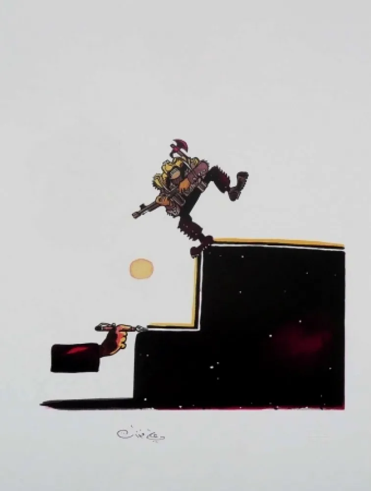 Литография Ferzat - Lithographie originale / Original lithograph