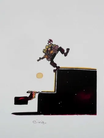 Литография Ferzat - Lithographie originale / Original lithograph