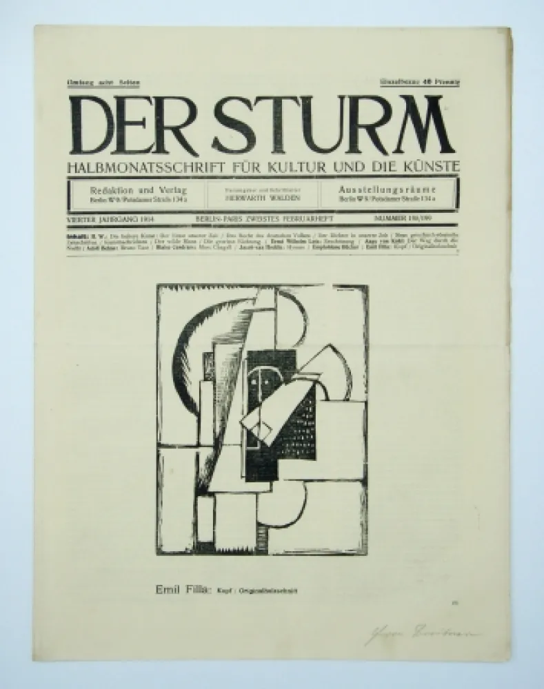 Гравюра На Дереве Filla - Kopf (Head)