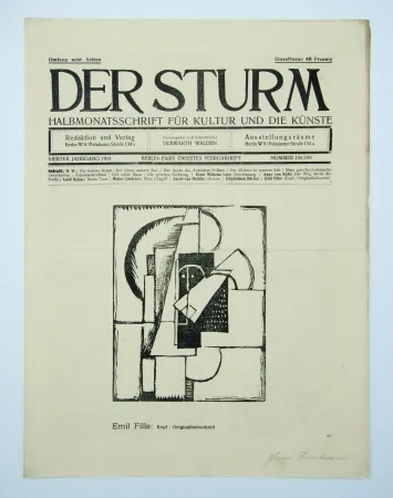 Гравюра На Дереве Filla - Kopf (Head)