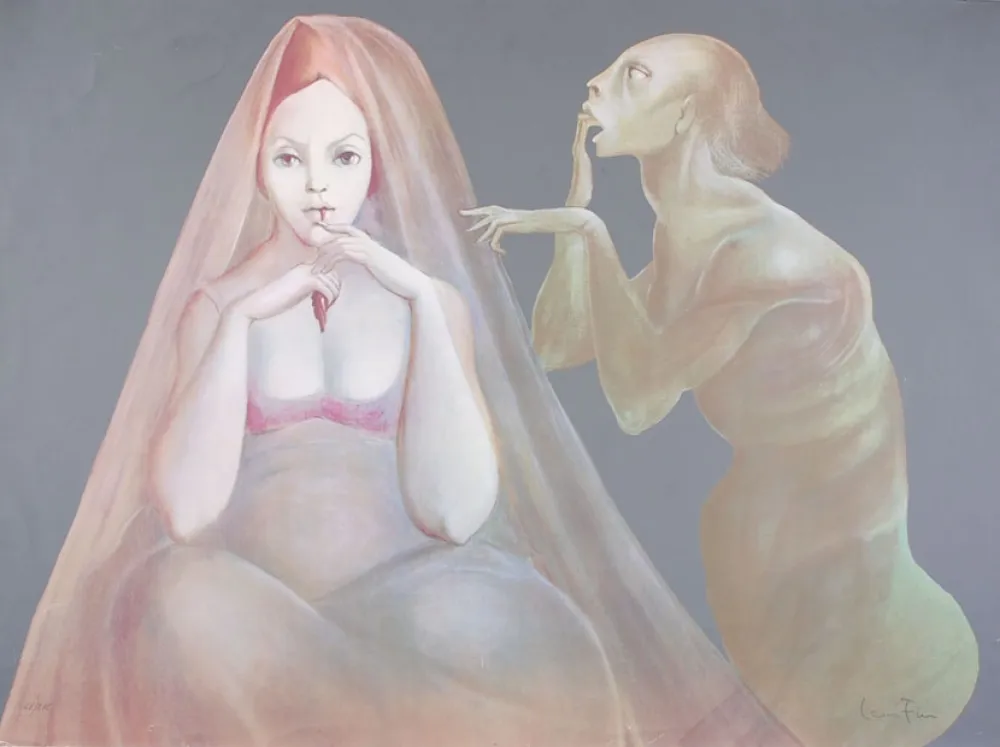 Сериграфия Fini - Amine (album: Mille et Une Nuits)