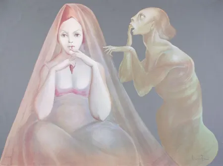 Сериграфия Fini - Amine (album: Mille et Une Nuits)