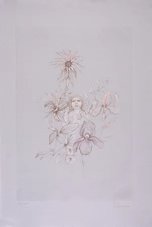 Офорт Fini - Conte de la 672 ème Nuit - IX