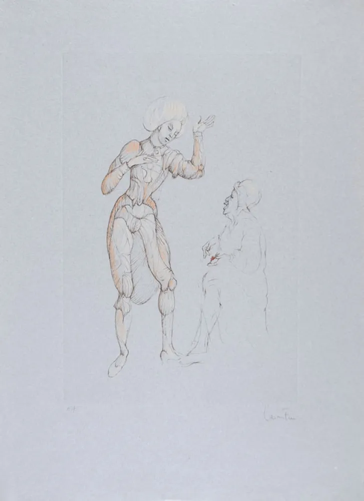 Офорт Fini - Conte de la 672 ème Nuit - XI