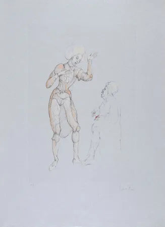 Офорт Fini - Conte de la 672 ème Nuit - XI