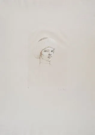 Офорт Fini - Conte de la 672 ème Nuit - XIII