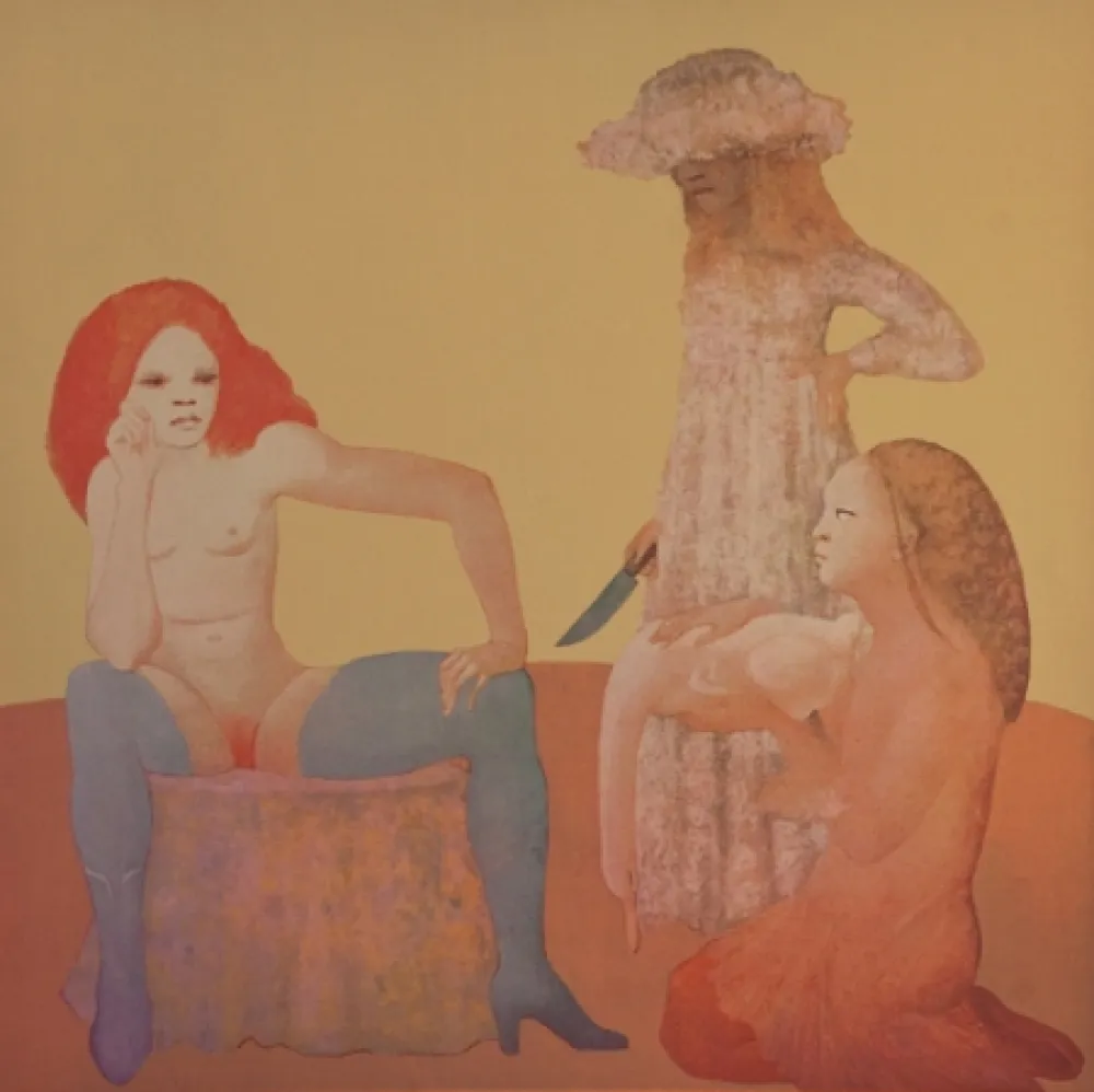 Литография Fini - La Leçon de braise