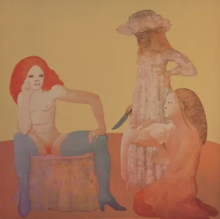 Литография Fini - La Leçon de braise