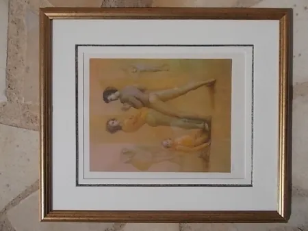 Литография Fini - Le cour de danse