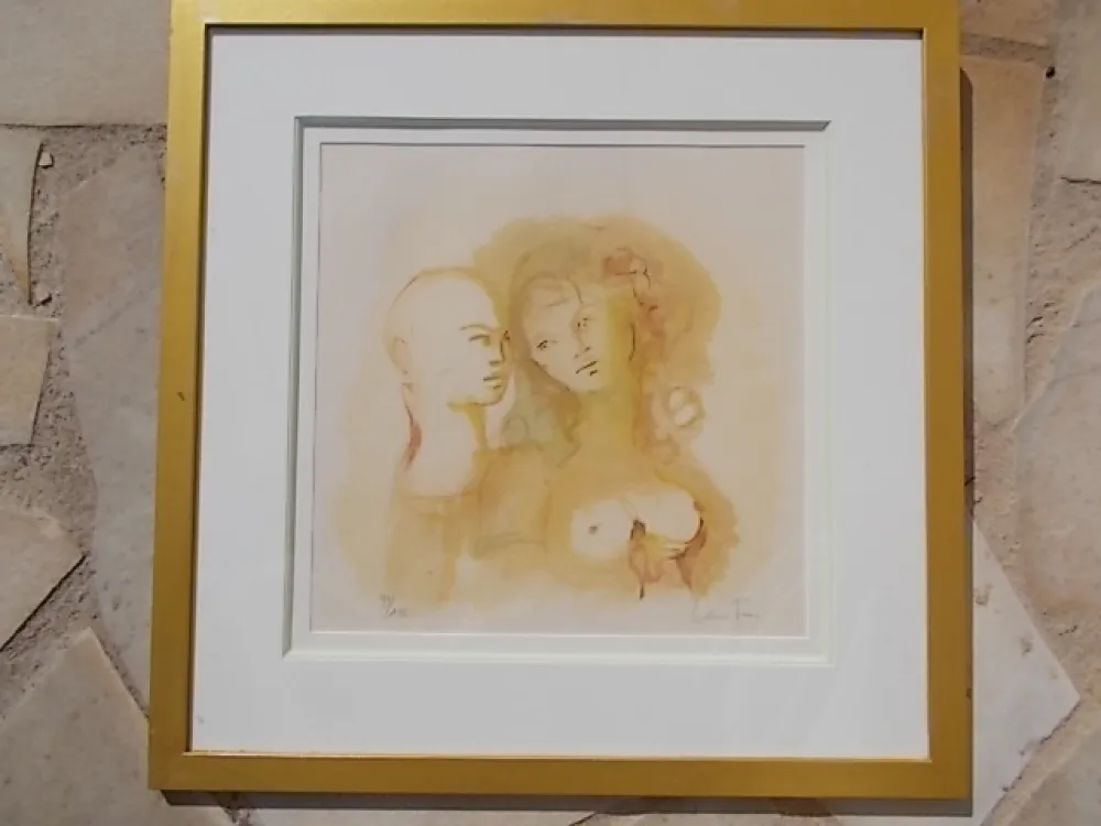 Литография Fini - Le Duo