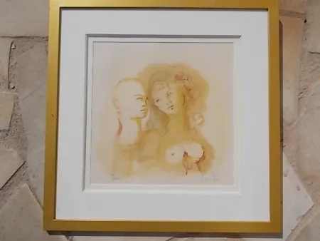 Литография Fini - Le Duo