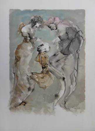 Гравюра Fini - Les deux maitresses