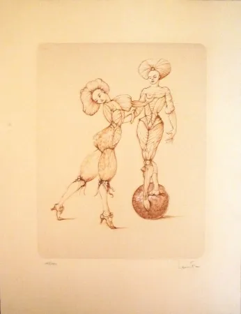 Гравюра Fini - Les Jumelles 