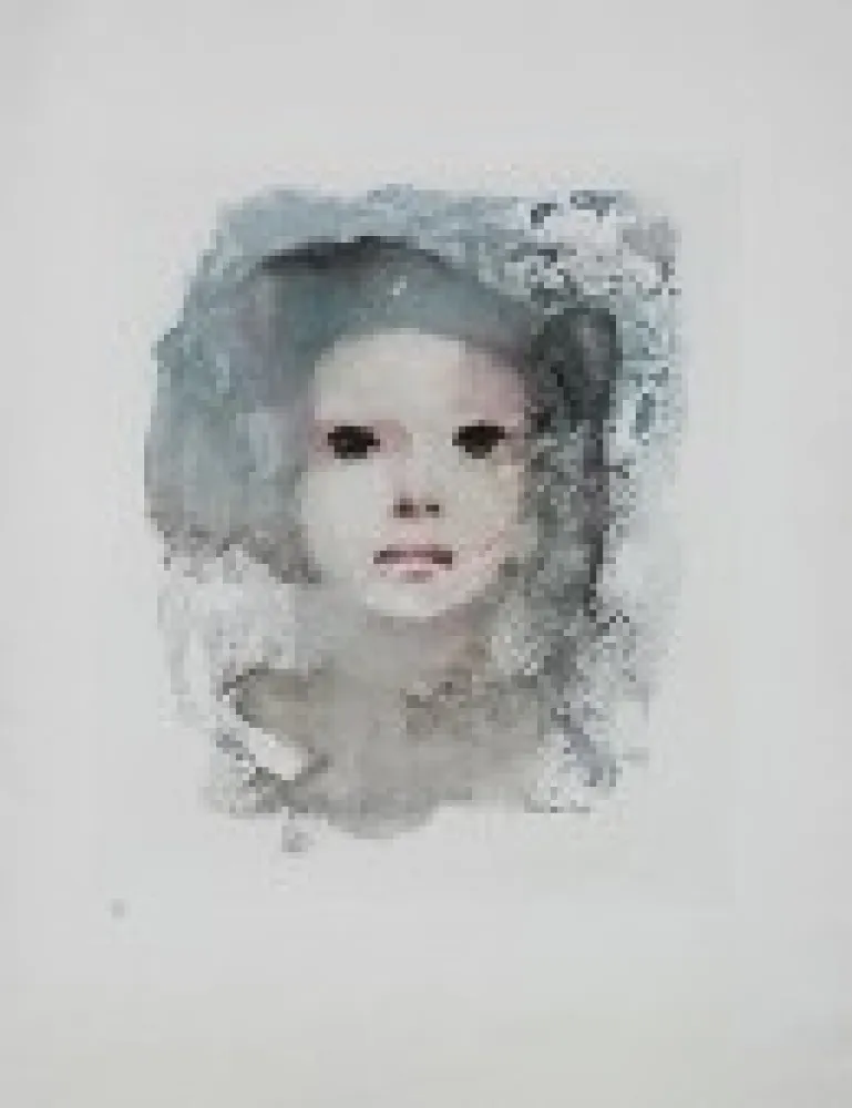 Литография Fini - Portrait de Jeune Fille