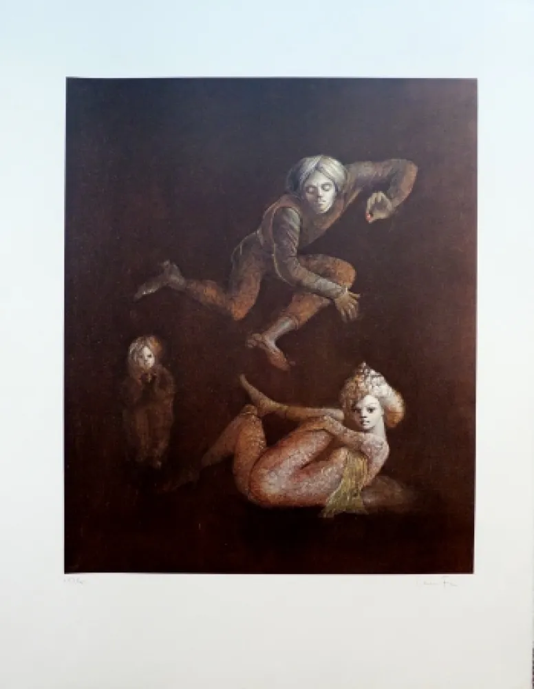 Литография Fini - Proie d’Election