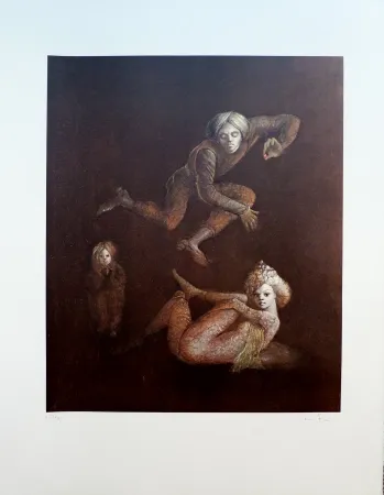 Литография Fini - Proie d’Election