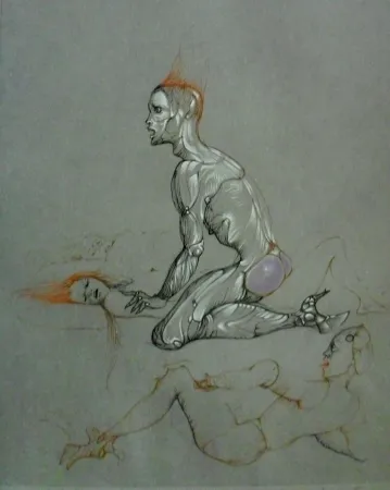 Гравюра Fini - Solomonie la Possédée