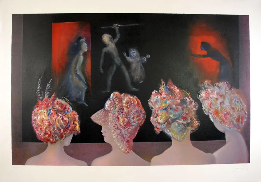 Литография Fini - Spectacle