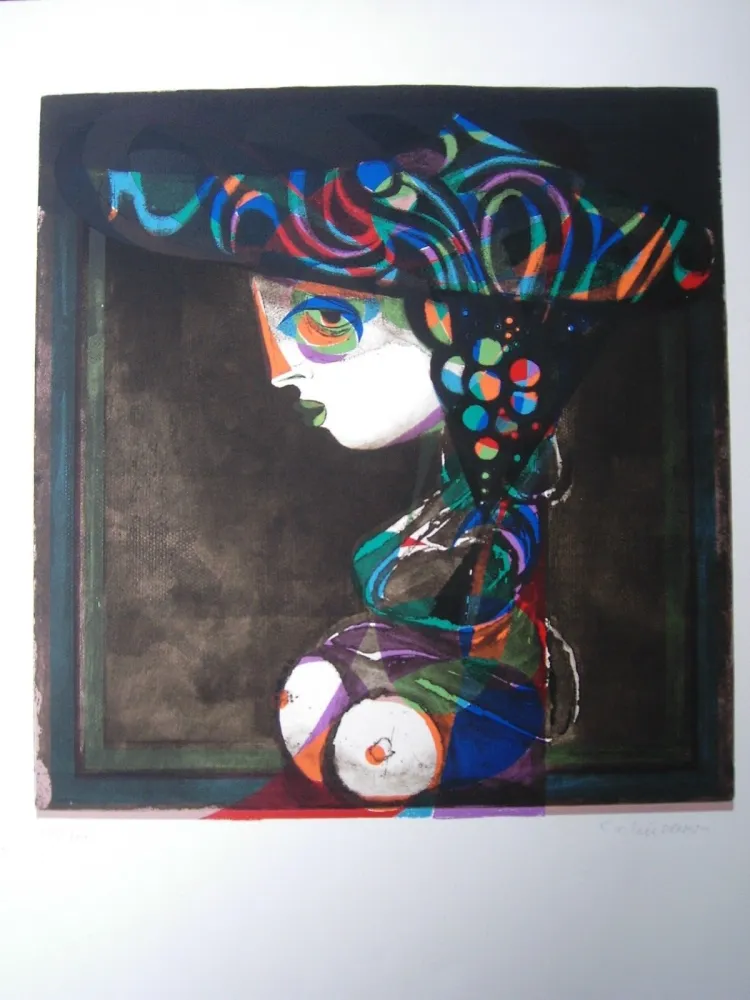 Офорт И Аквитанта Finsterer - Mme Chl. I