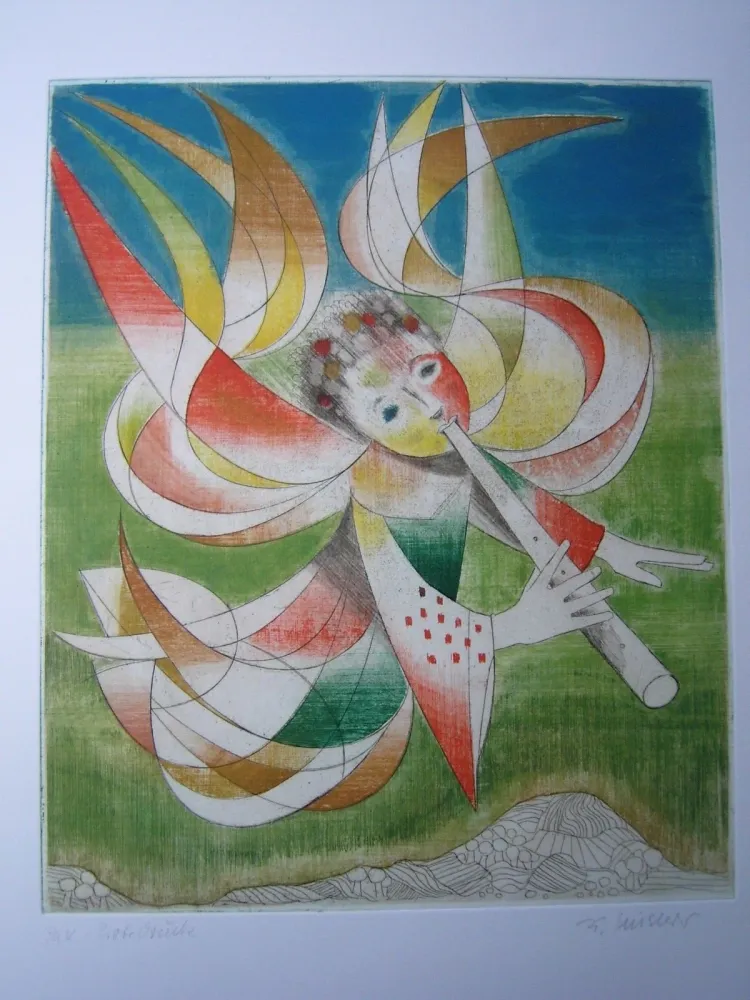 Офорт И Аквитанта Finsterer - PAX