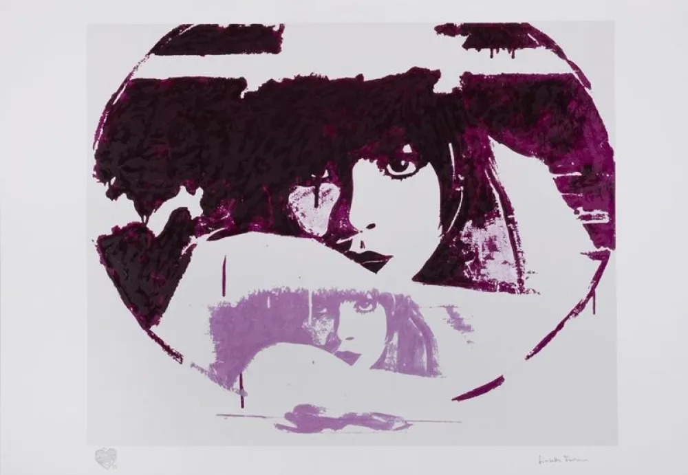 Сериграфия Fioroni - Doppio liberty, violet