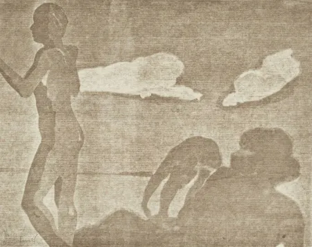 Relief Fischl - Untitled (Beach scene), from Art Pro-Choice II
