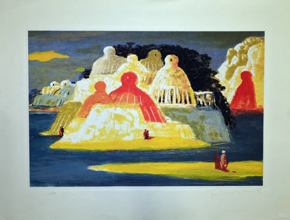 Офорт Fiume - Isola delle statue