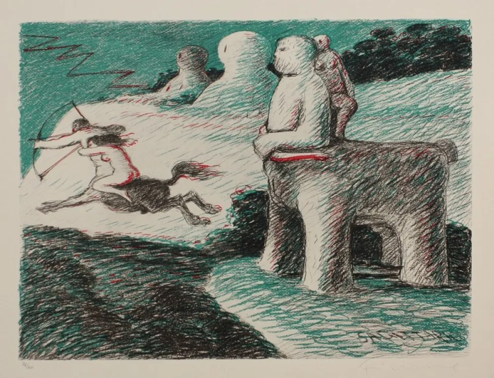 Литография Fiume - SAGGITARIO