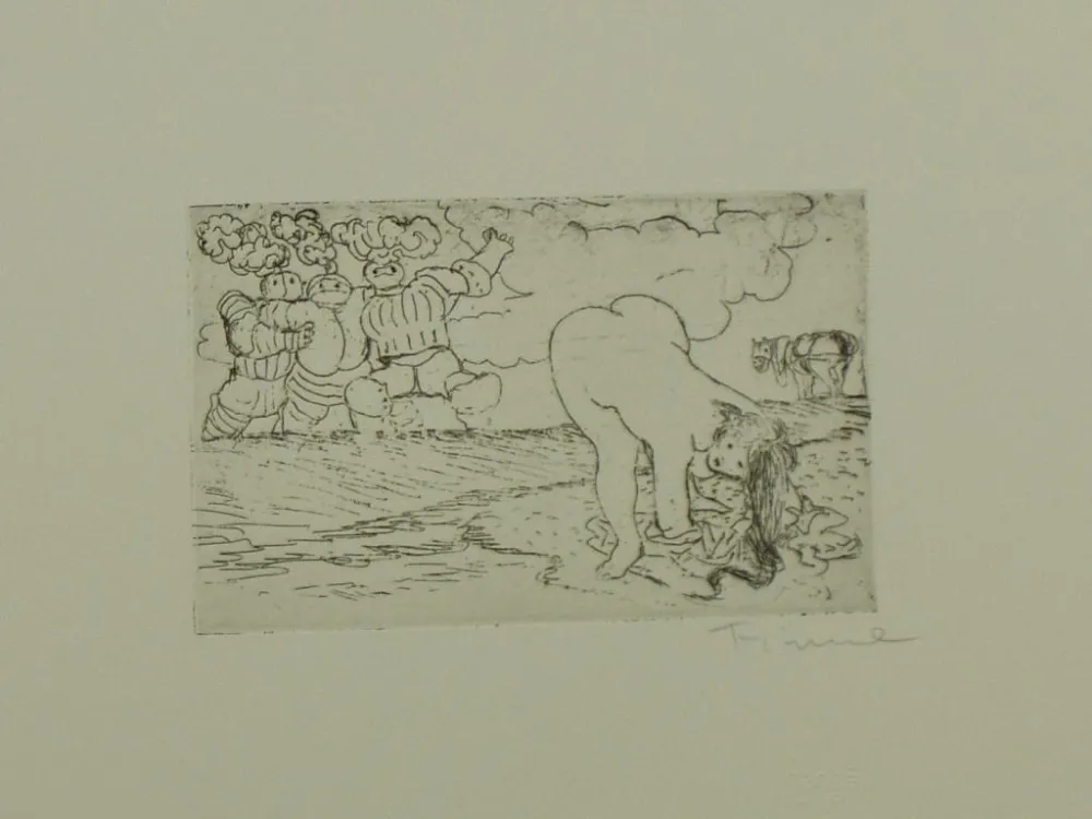 Гравюра Fiume - SENZA TITOLO