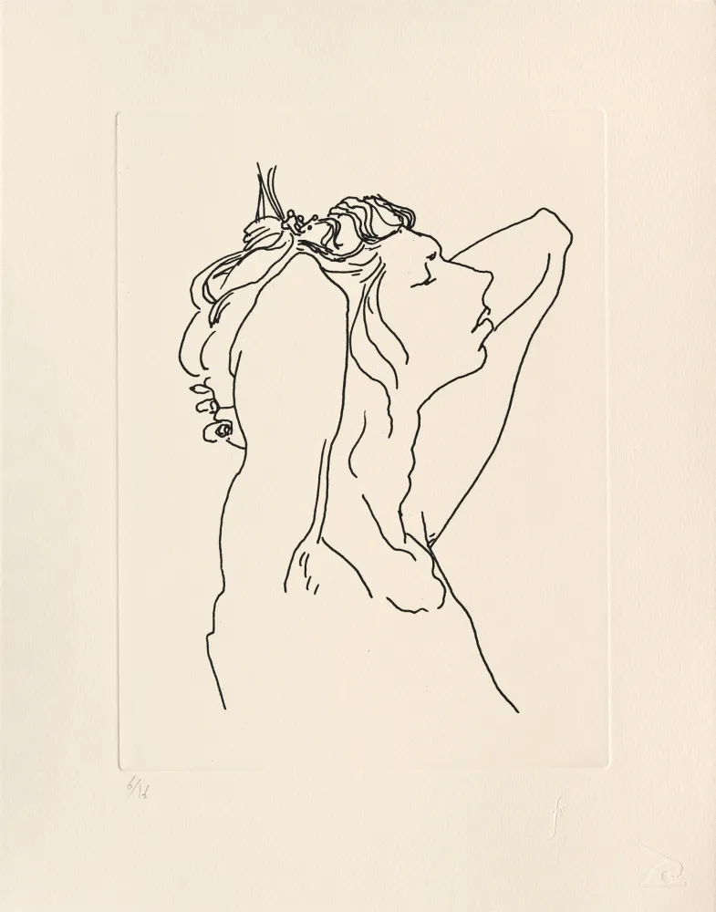 Гравюра Flanagan - Reposing