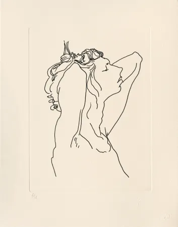 Гравюра Flanagan - Reposing