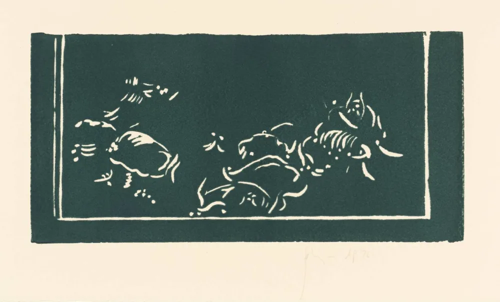 Линогравюра Flanagan - Stones