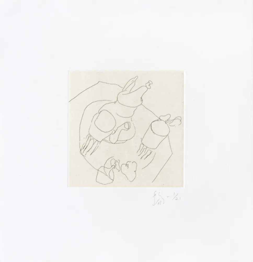 Гравюра Flanagan - Teapot and cups