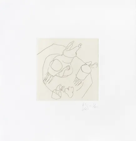 Гравюра Flanagan - Teapot and cups