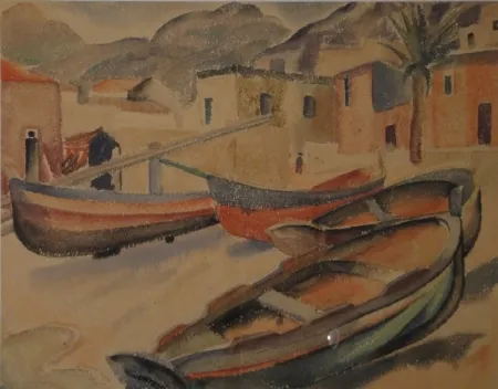 Нет Никаких Технических Fleischmann - (Fischerboote am Strand eines Ortes am Mittelmeer)