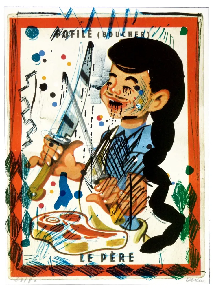 Литография Flores - Faufilé (Boucher)