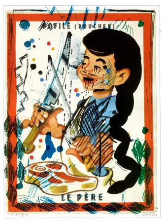 Литография Flores - Faufilé (Boucher)