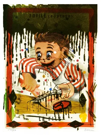 Литография Flores - Fofilé (Boucher) 