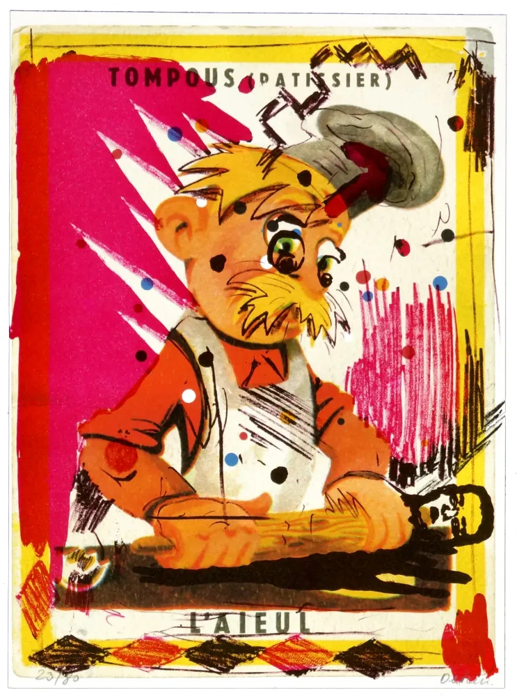 Литография Flores - Tompous (Patissier)