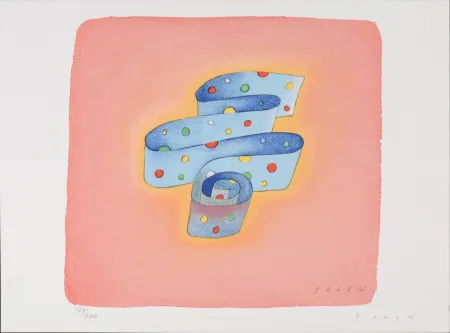 Литография Folon - Flag Series - United Nations