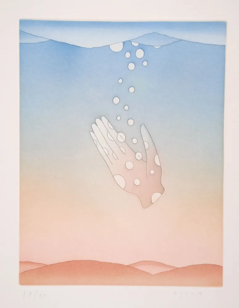 Акватинта Folon - Guillaume Apollinaire