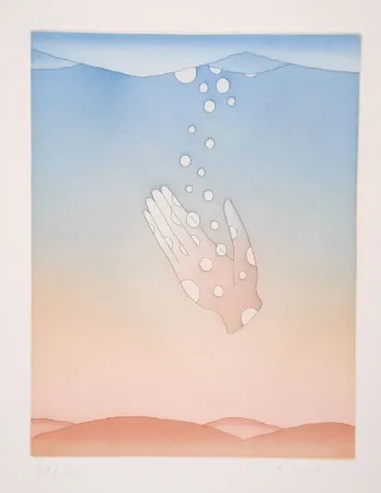 Акватинта Folon - Guillaume Apollinaire