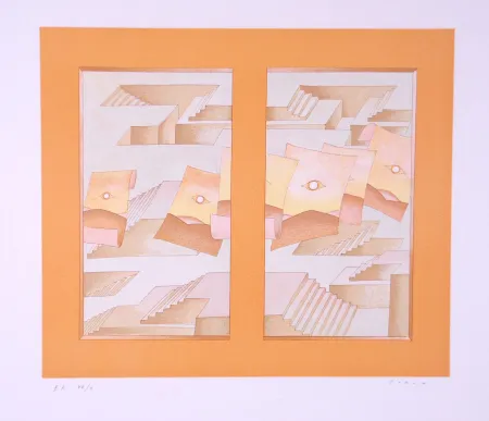 Литография Folon - Image pour Berggruen